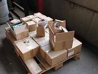 Verzinkte moeren m20 en m24, totaal ruim 3500 stuks op pallet. - afbeelding 3 van  3