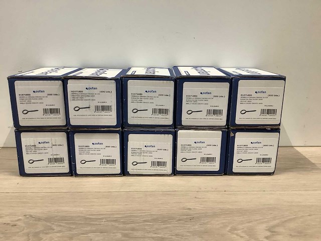 Verzinkte schroefoogjes 18×50 schroeven (3000x) - afbeelding 2 van  3