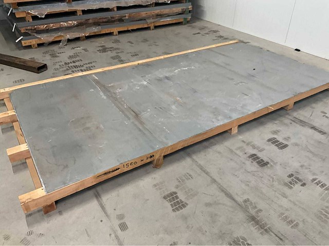 Verzinkte staalplaten 5 stuks - afbeelding 1 van  1