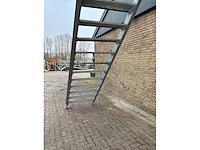 Verzinkte stalen bordestrap 3.25m vloerhoogte - afbeelding 4 van  7