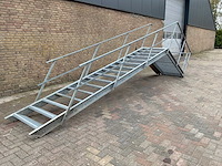 Verzinkte stalen bordestrap 3.25m vloerhoogte - afbeelding 2 van  6