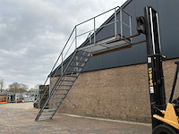 Verzinkte stalen bordestrap 3.25m vloerhoogte - afbeelding 5 van  6