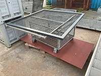Verzinkte stalen rooster + gaascontainer - afbeelding 1 van  4