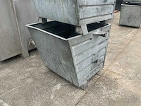 Verzinkte stapelbakken/materiaalbakken (3x) - afbeelding 3 van  5