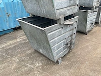 Verzinkte stapelbakken/materiaalbakken (3x) - afbeelding 2 van  5