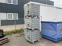 Verzinkte stapelbakken/materiaalbakken (3x) - afbeelding 5 van  5
