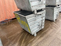 Verzinkte stapelbakken/materiaalbakken (3x) - afbeelding 2 van  5
