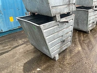Verzinkte stapelbakken/materiaalbakken (3x) - afbeelding 2 van  5