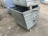 Verzinkte stapelbakken/materiaalbakken (3x) - afbeelding 2 van  5