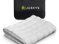 Verzwaringsdeken 135x200cm - 7kg - wit - afbeelding 1 van  7