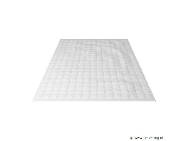 Verzwaringsdeken 135x200cm - 7kg - wit - afbeelding 3 van  7