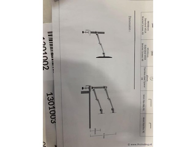Vesa duo monitor standaard - afbeelding 4 van  5