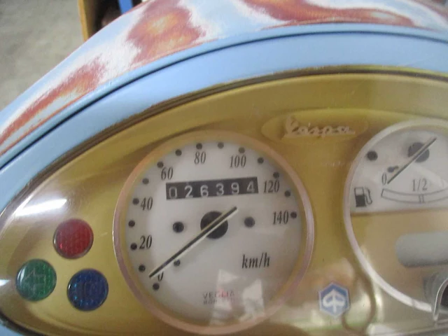 Vespa - motorscooter - et 4 125 art - motorcycle - afbeelding 2 van  11