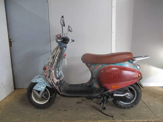Vespa - motorscooter - et 4 125 art - motorcycle - afbeelding 9 van  11