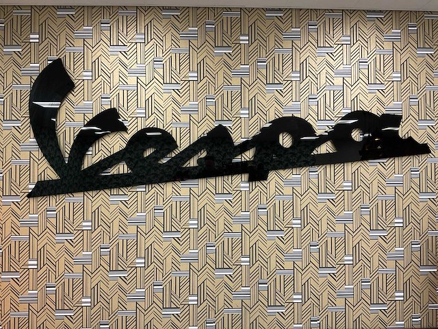 Vespa wandbord xxl - afbeelding 1 van  9