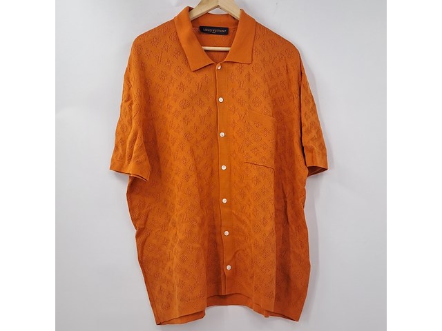 Vest met korte mouw, louis vuitton, oranje, maat xl - afbeelding 1 van  5