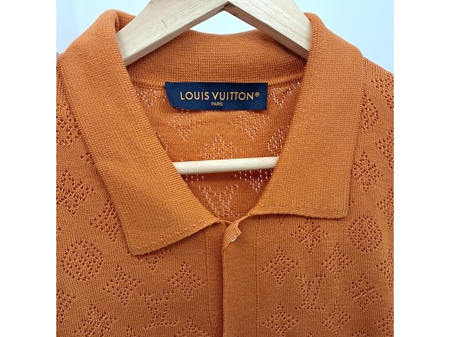 Vest met korte mouw, louis vuitton, oranje, maat xl - afbeelding 4 van  5
