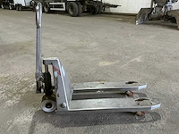 Vestergaard rvs hand hydraulische palletwagen - afbeelding 2 van  5