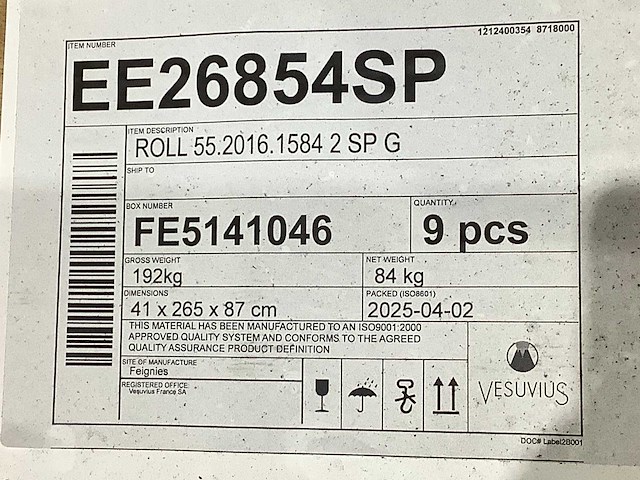 Vesuvius - 2025 - ee 26854 - keramische rollen - afbeelding 5 van  5