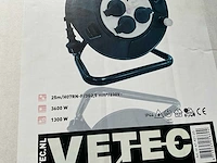 Vetec - tenso n2525c - 25 mtr - 3g x 2,5 mm2 - verlengkabelhaspels en -snoer - afbeelding 4 van  6