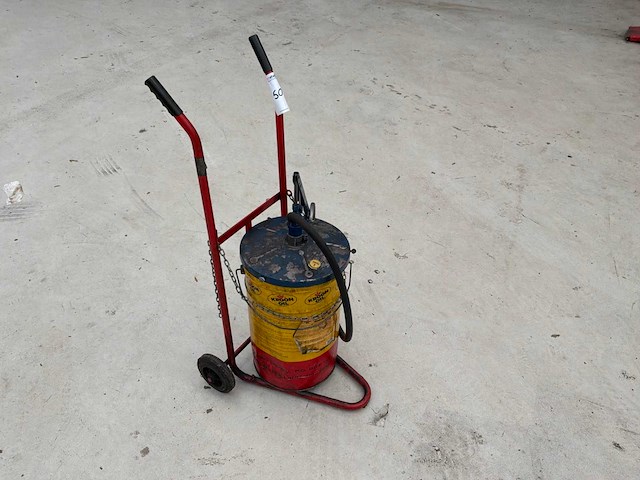Vetpomp met steekwagen - afbeelding 2 van  3