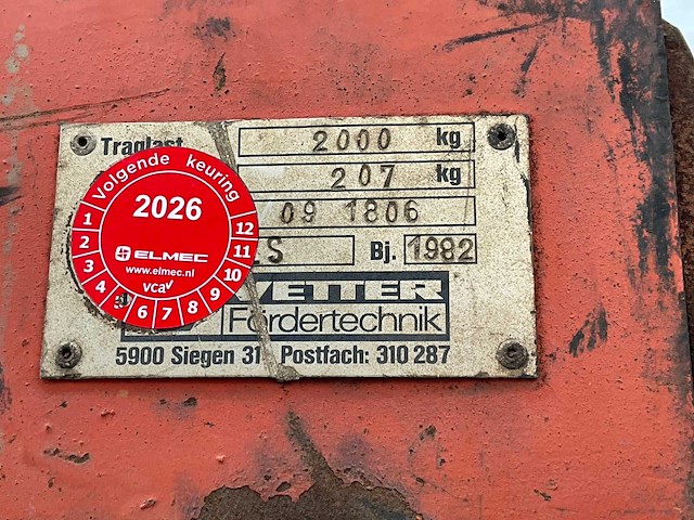Vetter pallethaak - afbeelding 5 van  5