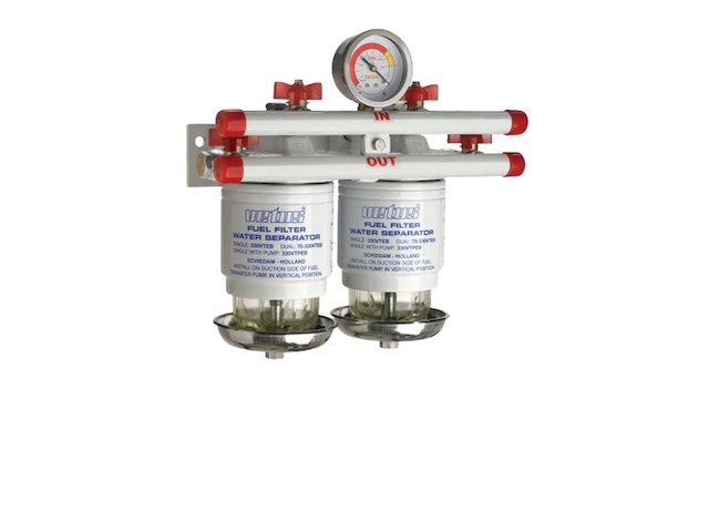 Vetus 75330vteb double fuel filter water separator 360l/h - afbeelding 1 van  2