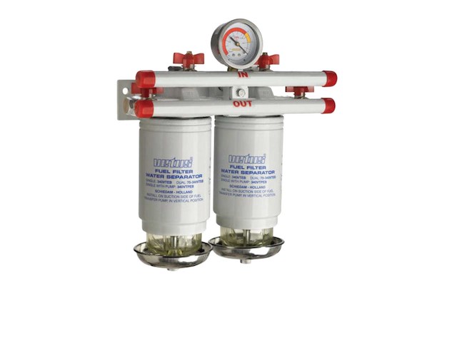 Vetus 75340vteb double fuel filter water separator 620l/h - afbeelding 1 van  9