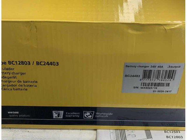 Vetus bc24403 battery charger 24v | 40a 3-output - afbeelding 6 van  7