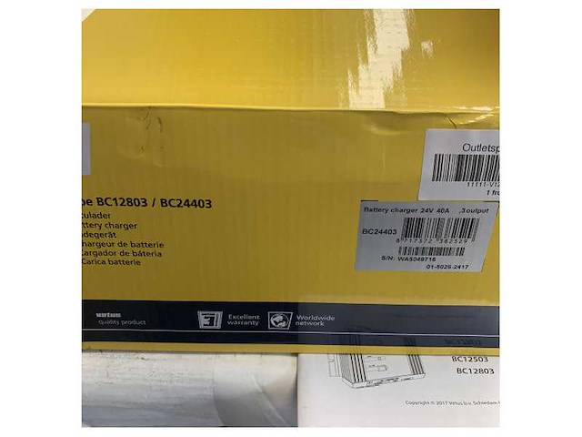 Vetus bc24403 battery charger 24v | 40a 3-output - afbeelding 7 van  8