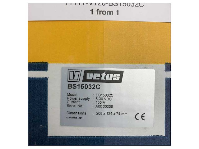 Vetus bs15032c 150a battery splitter | load divider 12/24v - afbeelding 7 van  7