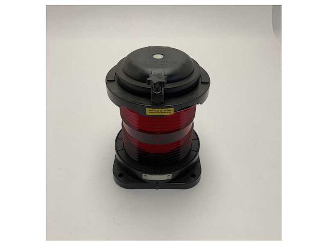 Vetus dhr rr55v marine navigation light - 25w red round led - afbeelding 3 van  6