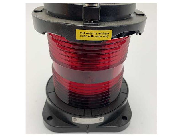 Vetus dhr rr55v marine navigation light - 25w red round led - afbeelding 4 van  6