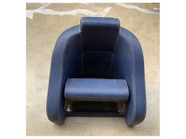 Vetus flip up boat steering seat blue - chfusb - afbeelding 1 van  5