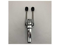 Vetus hi-lex dual engine marine throttle with morse code control chrome finish - afbeelding 2 van  5