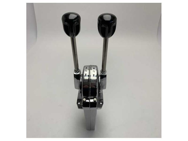 Vetus hi-lex dual engine marine throttle with morse code control chrome finish - afbeelding 3 van  5