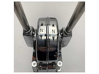 Vetus hi-lex dual engine marine throttle with morse code control chrome finish - afbeelding 4 van  5