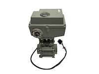 Vetus kld 2 inch 316 stainless steel electric ball valve with 24v actuator - afbeelding 1 van  8