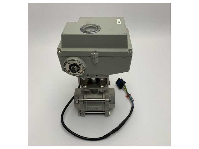 Vetus kld 2 inch 316 stainless steel electric ball valve with 24v actuator - afbeelding 2 van  8