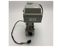 Vetus kld 2 inch 316 stainless steel electric ball valve with 24v actuator - afbeelding 3 van  8