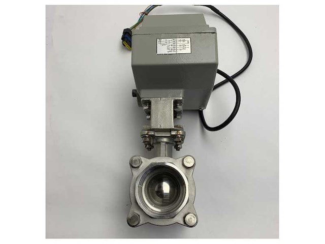 Vetus kld 2 inch 316 stainless steel electric ball valve with 24v actuator - afbeelding 5 van  8