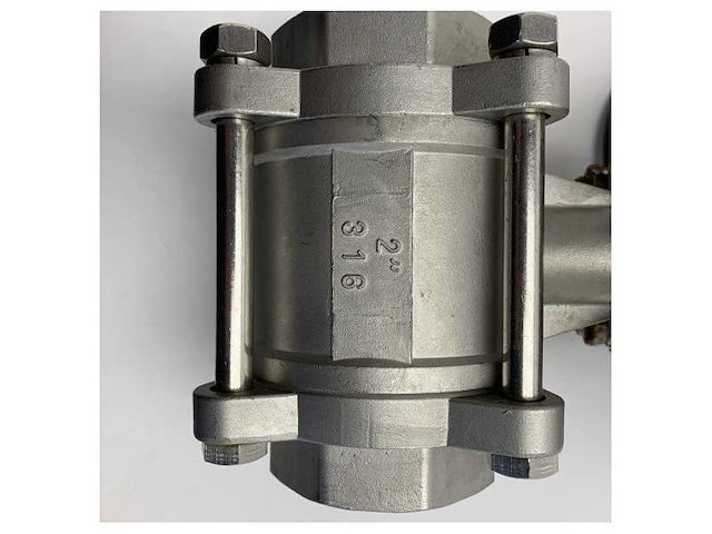 Vetus kld 2 inch 316 stainless steel electric ball valve with 24v actuator - afbeelding 7 van  8