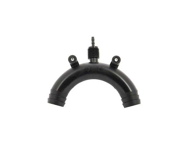 Vetus marine luchtventilatieelleboog 38mm x 8mm plastic - bootventilatiefitting voor optimale luchtstroom - airvh38u - afbeelding 1 van  4