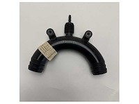 Vetus marine luchtventilatieelleboog 38mm x 8mm plastic - bootventilatiefitting voor optimale luchtstroom - airvh38u - afbeelding 2 van  4