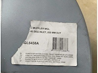 Vetus mgl6458a exhaust muffler | silencer 127 - 203 mm - afbeelding 5 van  5