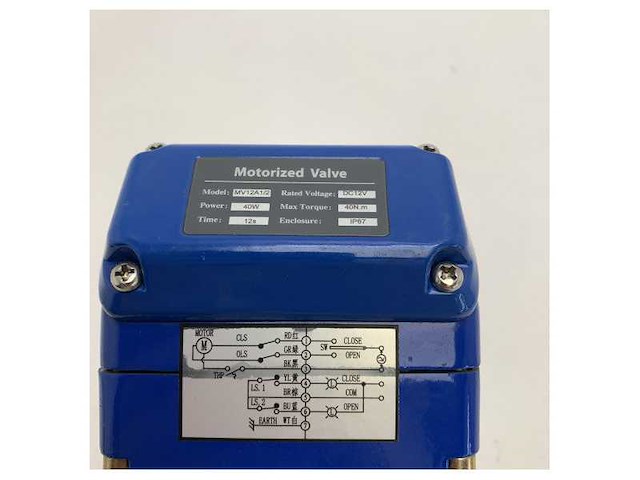 Vetus mv12a1/2 marine electric ball valve 12v | stainless steel - mv12a1/2 - afbeelding 15 van  18