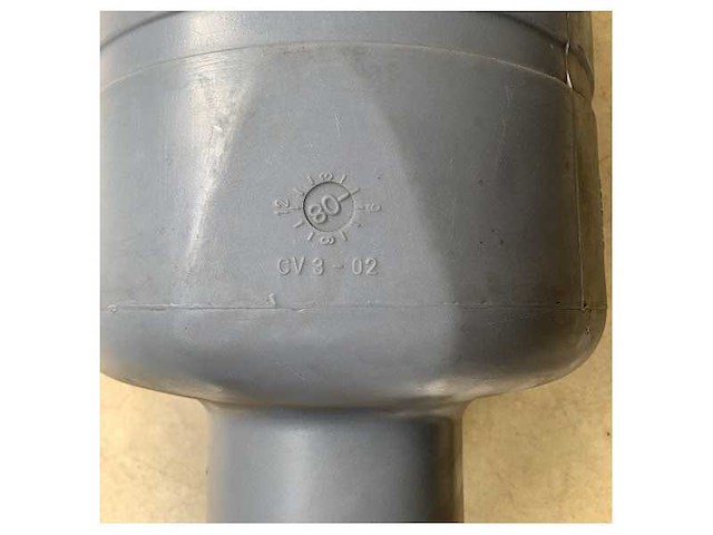 Vetus mv150 150 mm exhaust engine muffler high capacity - afbeelding 6 van  9