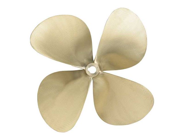 Vetus p4e18x14l 4-blade 18 x 14 inch lh 35 mm propeller - afbeelding 1 van  3