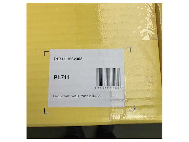 Vetus pl711 aluminum opening porthole rectangular 303 x 156 mm - afbeelding 2 van  3