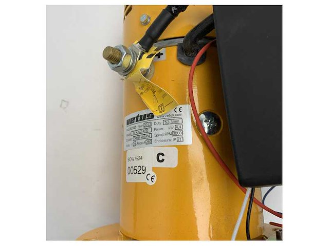 Vetus set0109 electric motor and solenoid for bow7524c 24v 75 kgf - afbeelding 2 van  3